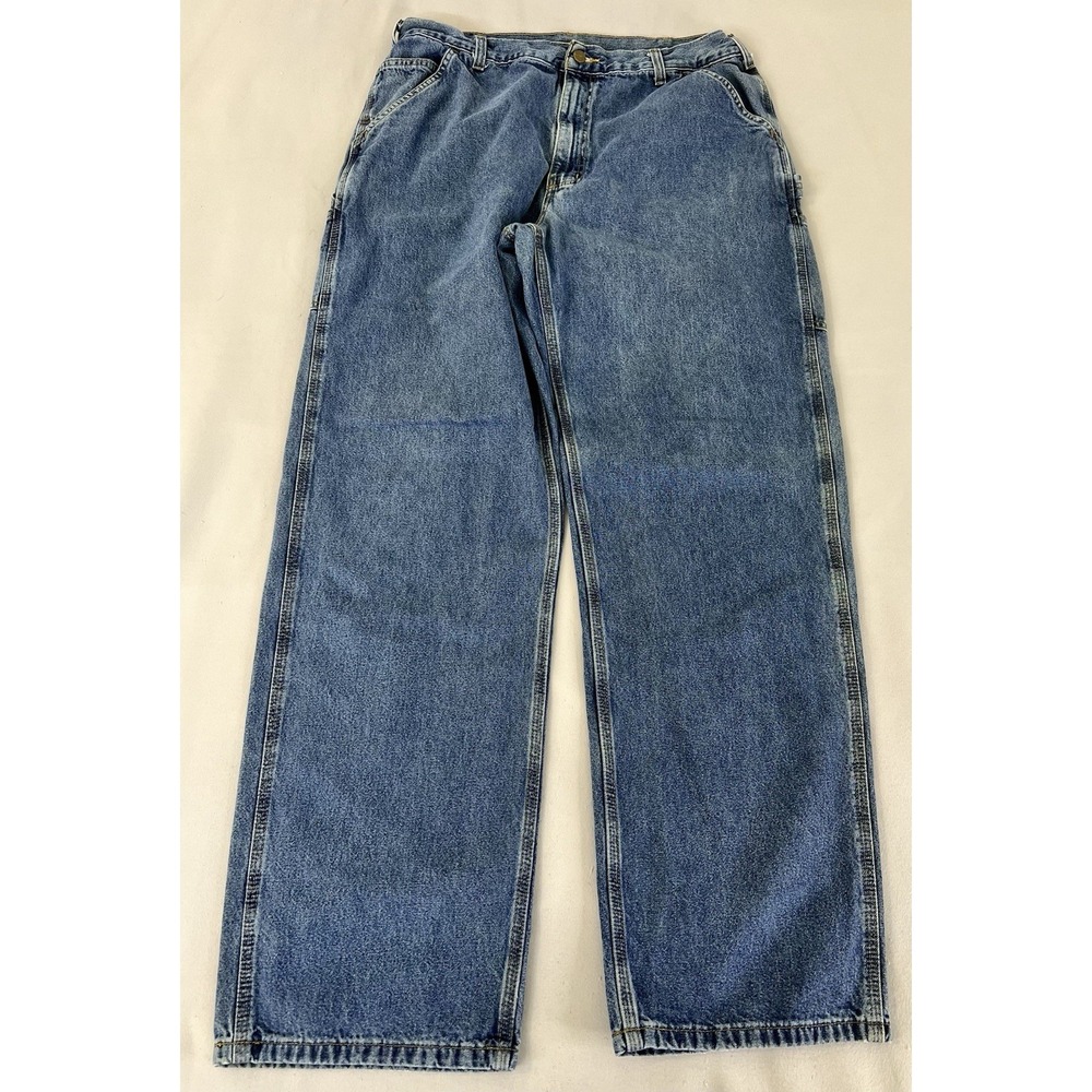 Vintage 90s Carhartt Carpenter‎ Jeans Size 36x33 Y2K Mens Workwear Casual